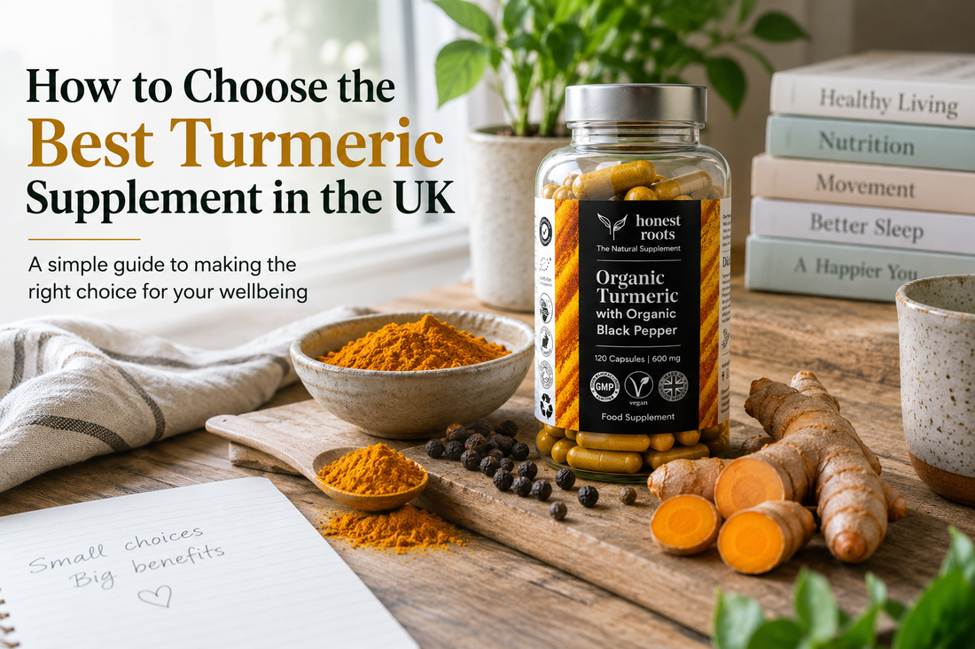 How to choose the best turmeric supplement UK, including turmeric capsules, black pepper and organic ingredients