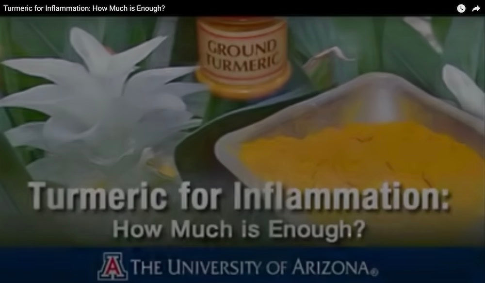 Watch this video about the benefits of Turmeric