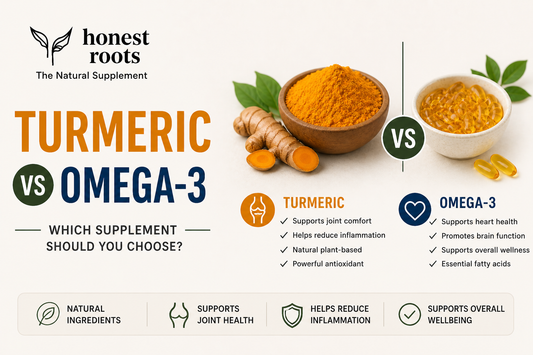 Turmeric vs Omega-3 supplement comparison