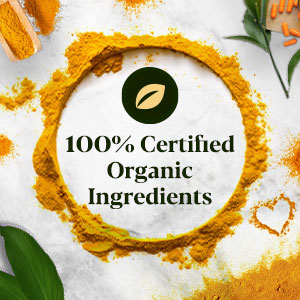 Organic Turmeric with Black Pepper - 360 Capsules (3 bottles for the price of 2!)