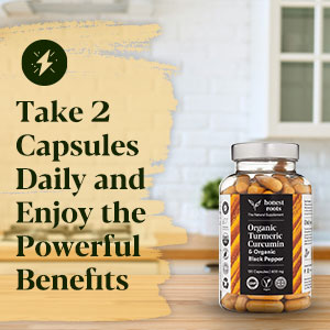 Organic Turmeric with Black Pepper - 120 Capsules