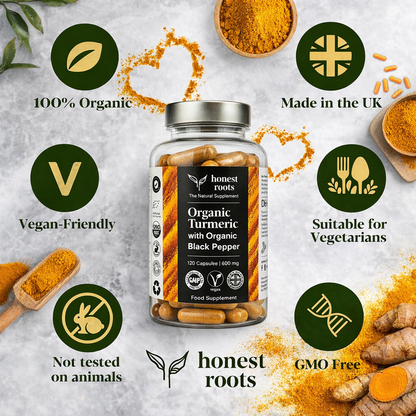Organic Turmeric Capsule Supplement UK
