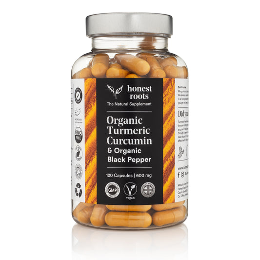 Organic Turmeric with Black Pepper - 120 Capsules
